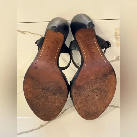 Cole Haan Black Strappy Women's Sandals - Sz 9.5 - Picture 8 of 9